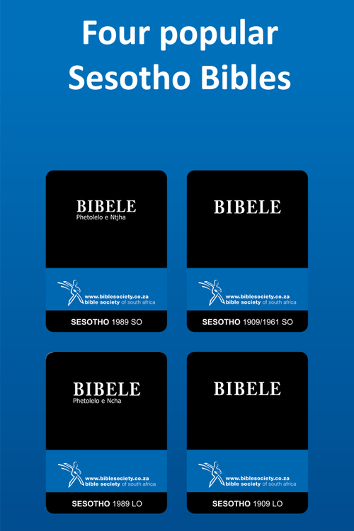 4 Sesotho Bible covers from Google Play